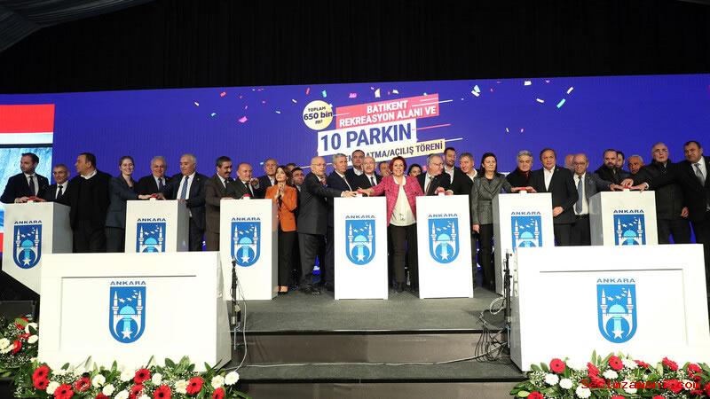 CHP Lideri Kılıçdaroğlu, Ankara Büyükşehir Belediyesi Açılış ve Temel Atma Törenine Katıldı