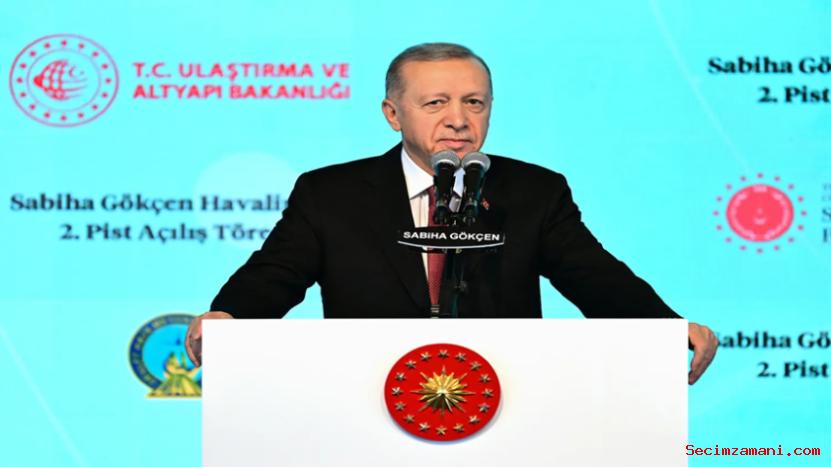 Cumhurbaşkanı Erdoğan, Sabiha Gökçen Uluslararası Havalimanı 2. Pist Açılış Töreni'nde Konuştu